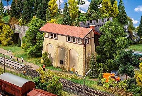 Faller FA120103 Stellwerk mit Sandsteinsockel Modellbausatz, verschieden von FALLER