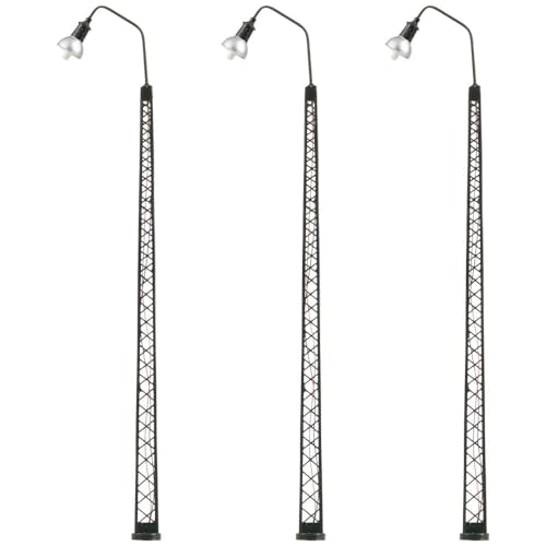 LED-Gittermast-Bogenleuchte, warmweiß, 3 Stück von FALLER