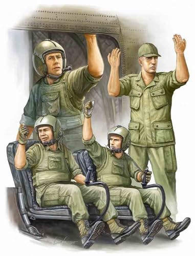 Trumpeter 00417 Modellbausatz US Army CH-47 Crew in Vietnam, Sortiert von FALLER