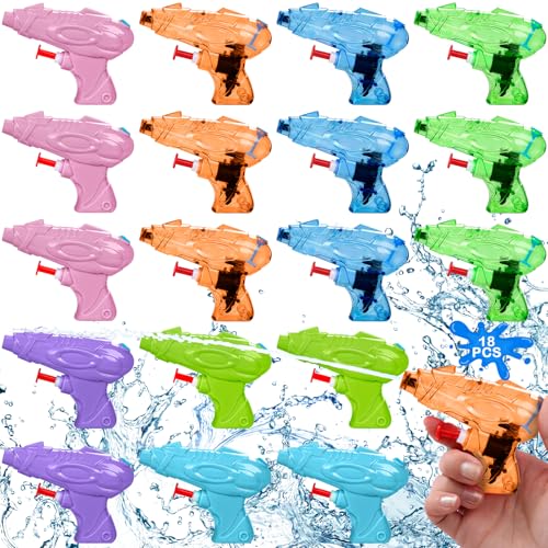FAMKEEP 18 Stück Wasserpistole Klein,Mehrfarbig Wasserpistolen Spielzeuge,Wasserpistole Kinder für Außenbereich Sommer Spielzeug,Garten Pool Gastgeschenke Party FAMKEEP 18 Stück Wasserpistole Klein,Mehrfarbig Wasserpistolen Spielzeuge,Wasserpistole Kinder für Außenbereich Sommer Spielzeug,Garten Pool Gastgeschenke Party von FAMKEEP