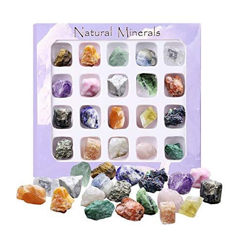 FAMKIT Mineral Rock Vielzahl Fiel Stein Felsen Sammlung 20Pcs Rock Und Mineral Bildung Set Edelsteine- Bär Rock Und Mineral Geologie Bildung Sammlung FAMKIT Mineral Rock Vielzahl Fiel Stein Felsen Sammlung 20Pcs Rock Und Mineral Bildung Set Edelsteine- Bär Rock Und Mineral Geologie Bildung Sammlung von FAMKIT