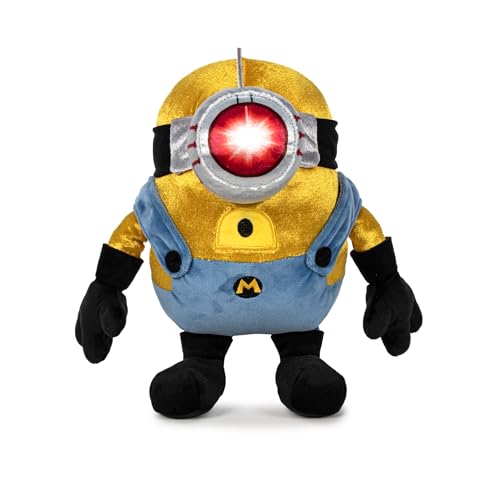 Famosa Softies 760024510 New Minions Plüschfigur mit Kräften aus dem unverbesserlichen Film Me 4, Minion-Spielzeug mit glänzendem Stoff und weicher Füllung, für Kinder ab 0 Jahren von FAMOSA SOFTIES OTRAS LICE