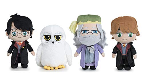 FAMOSA SOFTIES Harry Potter - Packung mit 4 Plüschtieren 7'87"/20cm Harry Potter Ministerium für Magie + Ron Weasley + Dumbledor + Hedwig Superweiche Qualität FAMOSA SOFTIES Harry Potter - Packung mit 4 Plüschtieren 7'87"/20cm Harry Potter Ministerium für Magie + Ron Weasley + Dumbledor + Hedwig Superweiche Qualität von Famosa softies