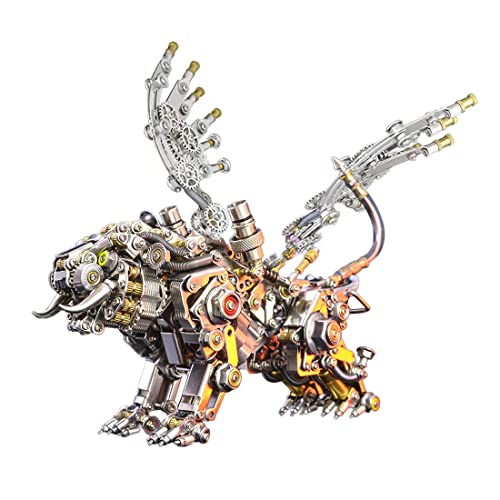 FANGZI 3D Metall Puzzle Kit Erwachsene 700 Teile Metall Bengalischer Tiger mit Flügel 3D Puzzle Modellbausatz, Adventskalender 2022 Puzzle Geschenk Ornamente Metall Tiger Kit FANGZI 3D Metall Puzzle Kit Erwachsene 700 Teile Metall Bengalischer Tiger mit Flügel 3D Puzzle Modellbausatz, Adventskalender 2022 Puzzle Geschenk Ornamente Metall Tiger Kit von FANGZI