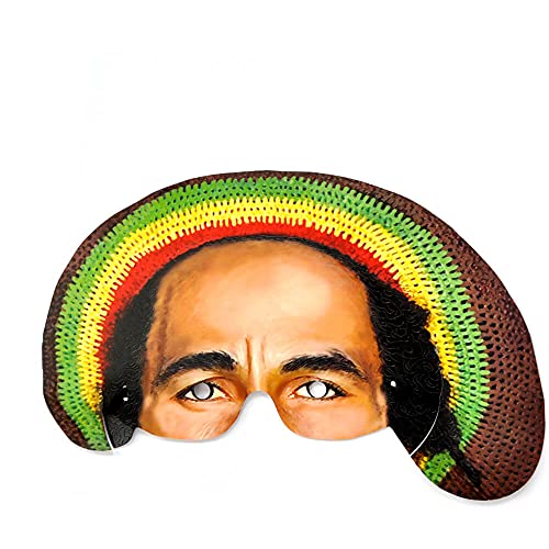 FANMEX - Fantastik - Realistische Papiermaske - Künstler und Schauspieler (Bob Marley) von FANMEX