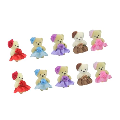 FANSHINUO 10-teiliges Schaumstoff-Bär-Blumen-Set, Bären-Anhänger, Schaumstoff-Spielzeug, geeignet für Paare, Freunde und Familie, die einzigartige Geschenke suchen, weiche Dekoration FANSHINUO 10-teiliges Schaumstoff-Bär-Blumen-Set, Bären-Anhänger, Schaumstoff-Spielzeug, geeignet für Paare, Freunde und Familie, die einzigartige Geschenke suchen, weiche Dekoration von FANSHINUO