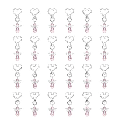 FANSHINUO 24 Stück Brautdusche Gastgeschenk mit Metall-Schlüsselanhängern hohle Süßigkeiten-Verpackungsboxen elegante Tauf-Partyzubehör elegantes Partyzubehör von FANSHINUO