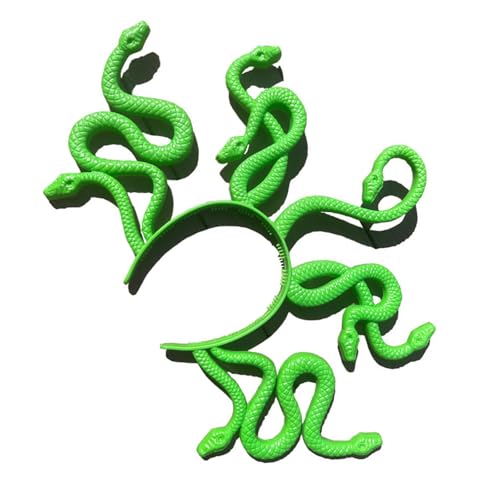 FANSHINUO Elegante Schlangen-Stirnbänder, Vintage-Stil, Halloween, Kopfschmuck, Maskeraden, Party-Kopfbedeckung für Damen, Festival-Kostüm von FANSHINUO