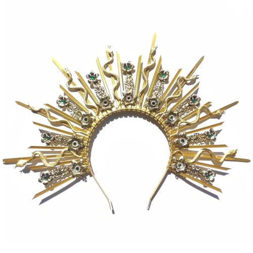 FANSHINUO Exquisiter kreativer Frauen-Kopfschmuck, zarte Kopfbedeckung, Haarnadel, Halloween-Stirnbänder für dunkle Modeliebhaber, Festival, Gothicismus, Stirnband FANSHINUO Exquisiter kreativer Frauen-Kopfschmuck, zarte Kopfbedeckung, Haarnadel, Halloween-Stirnbänder für dunkle Modeliebhaber, Festival, Gothicismus, Stirnband von FANSHINUO