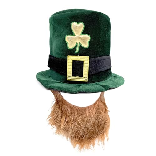 FANSHINUO Patricks Day Festival Party Hut Irischer Hut Unisex Erwachsene für Festival Feier Patricks Day Kostüm Zubehör Grün von FANSHINUO