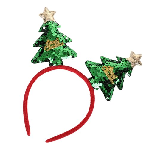 FANSHINUO Schöne Weihnachts-Stirnbänder, funkelnder Weihnachts-Kopfschmuck, Mädchendekoration für Familientreffen, Motto-Partys FANSHINUO Schöne Weihnachts-Stirnbänder, funkelnder Weihnachts-Kopfschmuck, Mädchendekoration für Familientreffen, Motto-Partys von FANSHINUO