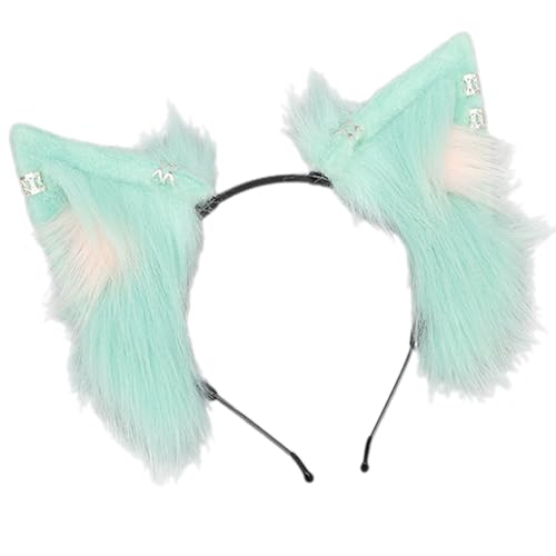 FANSHINUO Stilvolle Füchse Ohren Haarreifen Stirnband Kostüm Kopfbedeckung Bequemes Plüsch Zubehör für Kinder und Erwachsene Halloween Cosplay Zubehör FANSHINUO Stilvolle Füchse Ohren Haarreifen Stirnband Kostüm Kopfbedeckung Bequemes Plüsch Zubehör für Kinder und Erwachsene Halloween Cosplay Zubehör von FANSHINUO