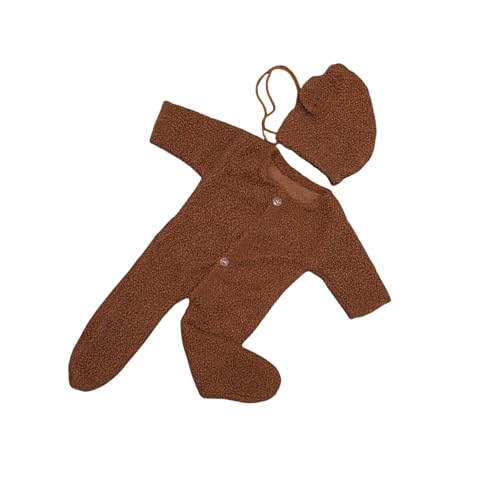 FANSHINUO Strampler mit Bären-Thema, Baby-Kostüm-Set, Foto-Outfit, Fotoshootings, Anzug, Neugeborene, Duschbedarf, Baby-Fotografie, Body, Neugeborene, Foto-Requisiten FANSHINUO Strampler mit Bären-Thema, Baby-Kostüm-Set, Foto-Outfit, Fotoshootings, Anzug, Neugeborene, Duschbedarf, Baby-Fotografie, Body, Neugeborene, Foto-Requisiten von FANSHINUO