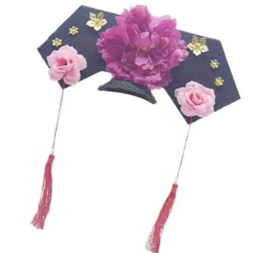 FANSHINUO Traditionelles Kostüm, königlicher Hut für Damen, chinesischer königlicher Blumenhut, Hochzeit, Kostüm, Themenparty, Requisiten, Kopfschmuck FANSHINUO Traditionelles Kostüm, königlicher Hut für Damen, chinesischer königlicher Blumenhut, Hochzeit, Kostüm, Themenparty, Requisiten, Kopfschmuck von FANSHINUO