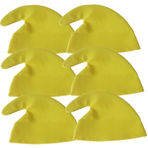 FANSWAN Elfenhüte für Weihnachten, Party, Kostüm, Zubehör, Uni, Festival, Urlaub, Kopfbedeckung, handgefertigt, bunt, 6 Stück FANSWAN Elfenhüte für Weihnachten, Party, Kostüm, Zubehör, Uni, Festival, Urlaub, Kopfbedeckung, handgefertigt, bunt, 6 Stück von FANSWAN