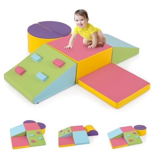 FANTASK 6 TLG. Schamstoff Bausteine Kinder, Softbausteine mit Kletterfelsen zum Klettern & Krabbeln FANTASK 6 TLG. Schamstoff Bausteine Kinder, Softbausteine mit Kletterfelsen zum Klettern & Krabbeln von FANTASK