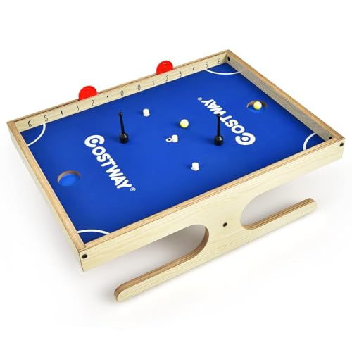 FANTASK Brettspiel Magnetisch, Mini Spieltisch 45 x 33,5cm magnetisch für 2 Personen, Kickertisch mit 2 Bällen & 2 magnetischen Griffen, Geschicklichkeitsspiel aus Holz für Kinder & Erwachsene FANTASK Brettspiel Magnetisch, Mini Spieltisch 45 x 33,5cm magnetisch für 2 Personen, Kickertisch mit 2 Bällen & 2 magnetischen Griffen, Geschicklichkeitsspiel aus Holz für Kinder & Erwachsene von FANTASK