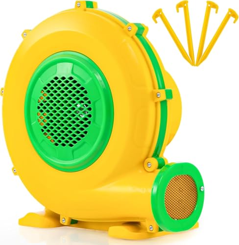 FANTASK Hüpfburge-Gebläse 550W, 680W, 950W, Luftgebläse mit Griff und Erdspießen von FANTASK