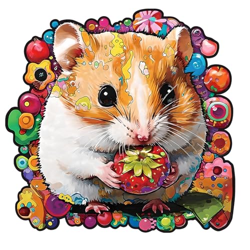 Holzpuzzle Erwachsene, einzigartige Holz Puzzle, Wooden Puzzle, Hamster M Holzpuzzle Erwachsene, einzigartige Holz Puzzle, Wooden Puzzle, Hamster M von FANTASTIC HOUSE