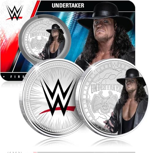 FANTASY CLUB The Undertaker WWE 32 mm Offizielle Sammelmünze – Hommage an den Begräbter und WWE-Legende – limitierte Auflage für Fans und Sammler FANTASY CLUB The Undertaker WWE 32 mm Offizielle Sammelmünze – Hommage an den Begräbter und WWE-Legende – limitierte Auflage für Fans und Sammler von FANTASY CLUB