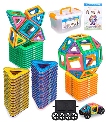 FAOKZE Magnetische Bausteine 52 Teile, Magnetische Bausteine Spielzeug ab 3-10 Jahre alte Mädchen Junge,Magnetblock-Set Weihnachten, Kindergeburtstage. FAOKZE Magnetische Bausteine 52 Teile, Magnetische Bausteine Spielzeug ab 3-10 Jahre alte Mädchen Junge,Magnetblock-Set Weihnachten, Kindergeburtstage. von FAOKZE