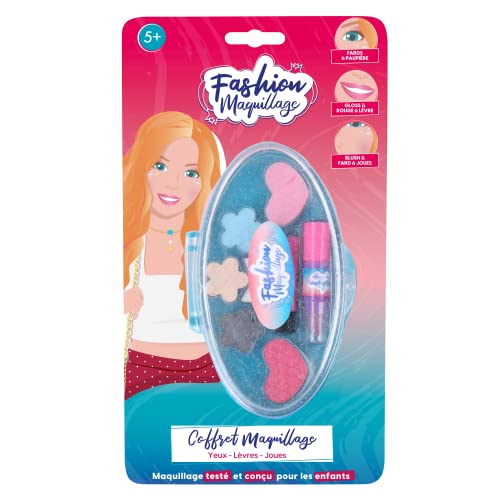 FASHION MAQUILLAGE - Kleine ovale Schminkbox - Make-up - 258005 - Zufälliges Modell - Kunststoff - Spielzeug für Kinder - Schönheit - Getestet von einem französischen Labor - Ab 5 Jahren FASHION MAQUILLAGE - Kleine ovale Schminkbox - Make-up - 258005 - Zufälliges Modell - Kunststoff - Spielzeug für Kinder - Schönheit - Getestet von einem französischen Labor - Ab 5 Jahren von FASHION MAQUILLAGE