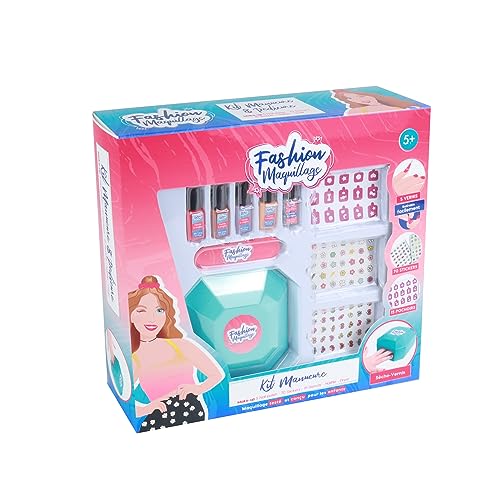 FASHION MAQUILLAGE - Maniküre-Set - Make-up - 258019 - Mehrfarbig - Kunststoff - Kinderspiel - Nägel - Schönheit - Von einem französischen Labor getestet - 11 cm x 11 cm - Ab 5 Jahren FASHION MAQUILLAGE - Maniküre-Set - Make-up - 258019 - Mehrfarbig - Kunststoff - Kinderspiel - Nägel - Schönheit - Von einem französischen Labor getestet - 11 cm x 11 cm - Ab 5 Jahren von FASHION MAQUILLAGE