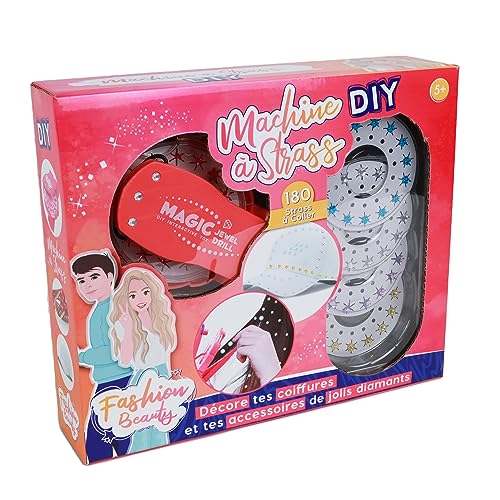 FASHION MAQUILLAGE - Strass Machine - Fashion Beauty - 101243 - Rose - Kunststoff - Kinderspiel - Diamanten - Mode - Do It Yourself - DIY - Ab 5 Jahren FASHION MAQUILLAGE - Strass Machine - Fashion Beauty - 101243 - Rose - Kunststoff - Kinderspiel - Diamanten - Mode - Do It Yourself - DIY - Ab 5 Jahren von FASHION MAQUILLAGE