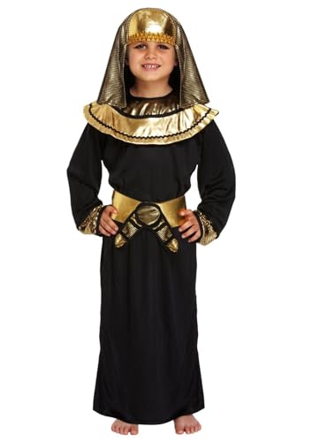 FASHION MY LOVE Ägyptischer Pharao, schwarzes Kinderkostüm, für Schule, Mottoparty, Kostüm, Zubehör, Cosplay, Welttag des Buches, Halloween, Weihnachten FASHION MY LOVE Ägyptischer Pharao, schwarzes Kinderkostüm, für Schule, Mottoparty, Kostüm, Zubehör, Cosplay, Welttag des Buches, Halloween, Weihnachten von FASHION MY LOVE