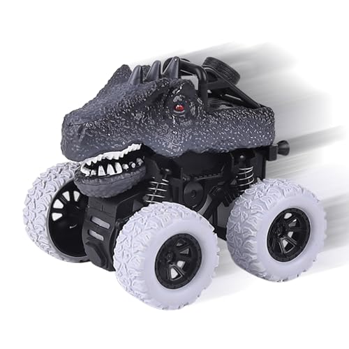 FASSME Push-and-Go-Autos - Pädagogische Dino-Trägheitsautos | Reibungsspielzeug, Tierautospielzeug, Lernspielzeug für Kinder Jungen und Mädchen im Alter von 3–8 Jahren, Geschenke für Geburtstags von FASSME