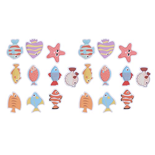 FAUOSWUK 2 Sets Cartoon Badewanne Aufkleber, Nicht -Slip -Fisch -Duschabziehbilder für mit Niedlichen Marine Life Design PVC Material Matt Bunte Fisch FAUOSWUK 2 Sets Cartoon Badewanne Aufkleber, Nicht -Slip -Fisch -Duschabziehbilder für mit Niedlichen Marine Life Design PVC Material Matt Bunte Fisch von FAUOSWUK