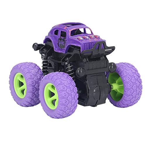 FAUOSWUK Inertial Off Road Vehicle 360 ° Rotation 4 Radantriebssimulationsauto für mit Federungsfeder Frühling Rugged Terrain Play (Lila) von FAUOSWUK