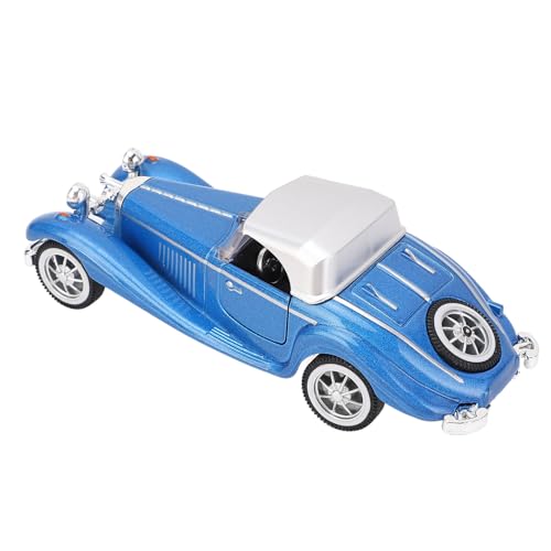 FAUOSWUK Retro -Autospielzeug, Metall Antique Classic Model Cars Elegant Sammelbare Vintage -Modellspielzeugauto für Home Decoration Ornament 13.3x4.1cm (Blau) von FAUOSWUK