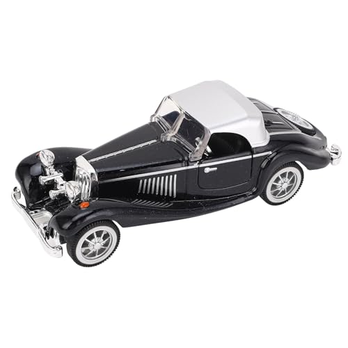 FAUOSWUK Retro -Autospielzeug, Metall Antique Classic Model Cars Elegant Sammelbare Vintage -Modellspielzeugauto für Home Decoration Ornament 13.3x4.1cm (Schwarz) von FAUOSWUK