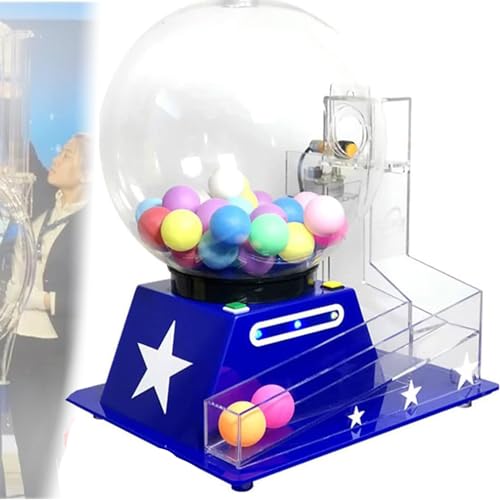 FAXIOAWA Elektrischer Lotterieautomat, Lotterieautomaten-Kugelnummernwähler, Glücksballnummernwähler, geeignet für Erwachsene, große Gruppen, Familientischspiele von FAXIOAWA