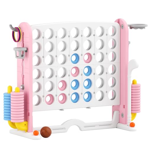 FAYDUDU Junior-Spiele-Set, BPA-frei, 4-to-Punkte, aus hochwertigem Kunststoff, 10,2 cm einer Reihe, für Kinder und Erwachsene, ideal zum Verschenken, verschiedene Farben, Blau, Rosa, Grün, Größe L FAYDUDU Junior-Spiele-Set, BPA-frei, 4-to-Punkte, aus hochwertigem Kunststoff, 10,2 cm einer Reihe, für Kinder und Erwachsene, ideal zum Verschenken, verschiedene Farben, Blau, Rosa, Grün, Größe L von FAYDUDU