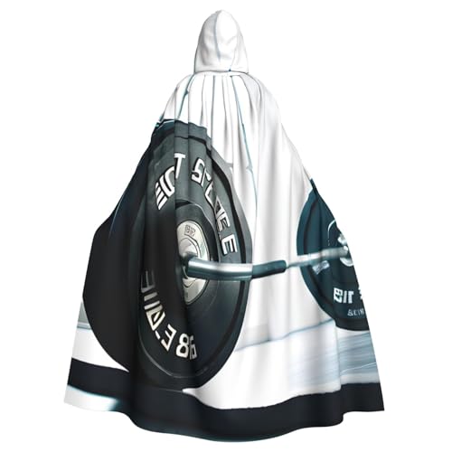 FBGHHTY Gewichtheber-Sport-Umhang mit Kapuze, Halloween, volle Länge, Erwachsene, Unisex, Karneval, Umhang mit für Cosplay FBGHHTY Gewichtheber-Sport-Umhang mit Kapuze, Halloween, volle Länge, Erwachsene, Unisex, Karneval, Umhang mit für Cosplay von FBGHHTY
