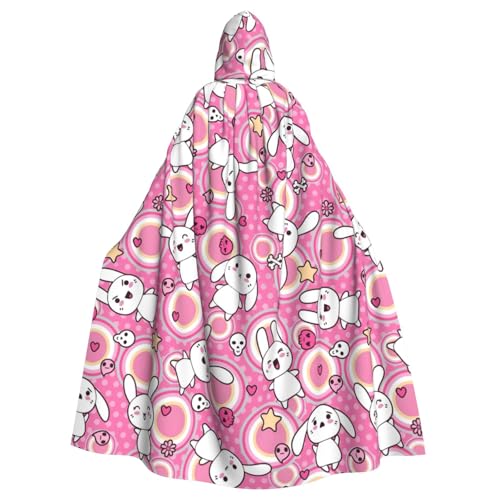 FBGHHTY Halloween-Kapuzenumhang mit Cartoon-Tierdruck, volle Länge, Unisex, für Erwachsene FBGHHTY Halloween-Kapuzenumhang mit Cartoon-Tierdruck, volle Länge, Unisex, für Erwachsene von FBGHHTY