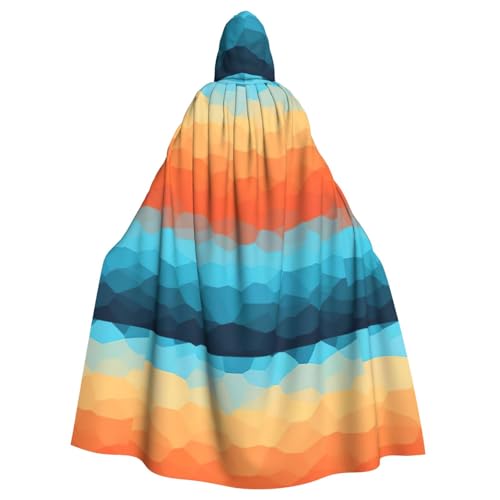 FBGHHTY Halloween-Kapuzenumhang mit Farbverlauf, für Erwachsene, Unisex, Karneval, für Cosplay FBGHHTY Halloween-Kapuzenumhang mit Farbverlauf, für Erwachsene, Unisex, Karneval, für Cosplay von FBGHHTY