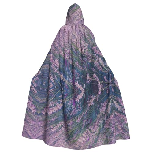 FBGHHTY Halloween-Kapuzenumhang mit Lavendelfelddruck, volle Länge, für Erwachsene, Unisex, Karneval, für Cosplay FBGHHTY Halloween-Kapuzenumhang mit Lavendelfelddruck, volle Länge, für Erwachsene, Unisex, Karneval, für Cosplay von FBGHHTY