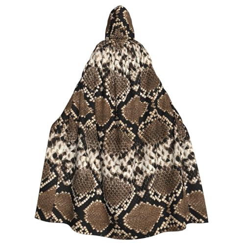 FBGHHTY Halloween-Kapuzenumhang mit Serpentinenmuster, volle Länge, Unisex, für Karneval, Cosplay FBGHHTY Halloween-Kapuzenumhang mit Serpentinenmuster, volle Länge, Unisex, für Karneval, Cosplay von FBGHHTY