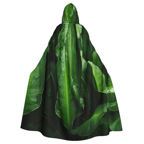 FBGHHTY Halloween-Kapuzenumhang mit frischen Bananenblättern, volle Länge, Unisex, für Karneval, Cosplay FBGHHTY Halloween-Kapuzenumhang mit frischen Bananenblättern, volle Länge, Unisex, für Karneval, Cosplay von FBGHHTY