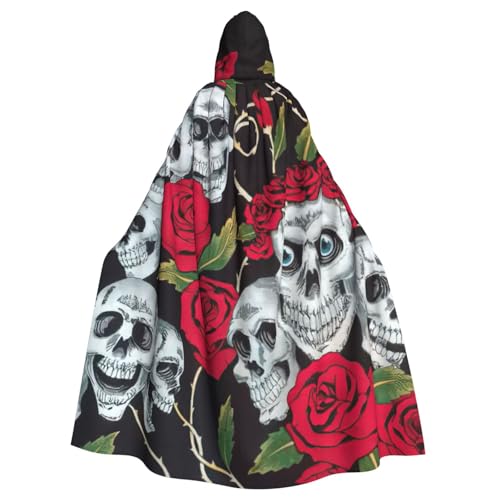 FBGHHTY Umhang mit Kapuze und Totenkopf-Augen, volle Länge, Erwachsene, Unisex, Karneval, für Cosplay FBGHHTY Umhang mit Kapuze und Totenkopf-Augen, volle Länge, Erwachsene, Unisex, Karneval, für Cosplay von FBGHHTY