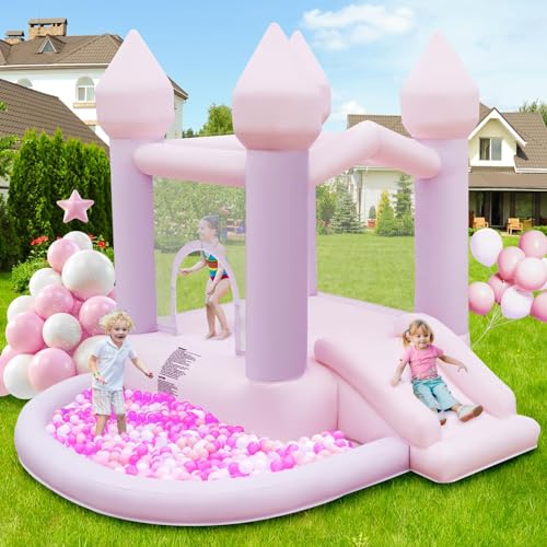 FBSPORT Hüpfburg Kinder mit Gebläse, Indoor & Outdoor Hüpfburgen mit Rutsche, Großer Ball Pit, Bounce House für Garten, Hochzeitsparty, Kindergeburtstag, Party, Geschenke FBSPORT Hüpfburg Kinder mit Gebläse, Indoor & Outdoor Hüpfburgen mit Rutsche, Großer Ball Pit, Bounce House für Garten, Hochzeitsparty, Kindergeburtstag, Party, Geschenke von FBSPORT
