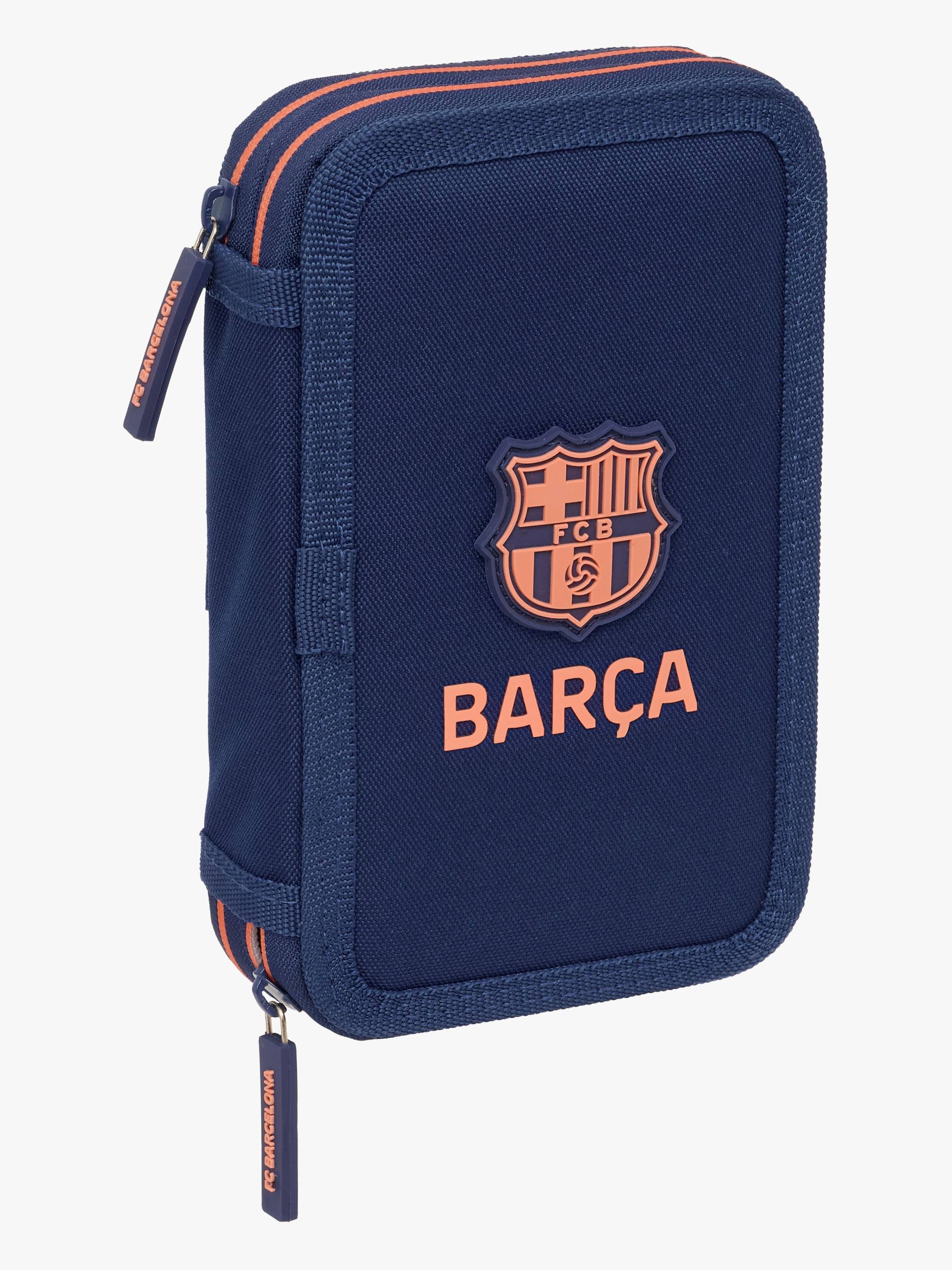 FC Barcelona Gefülltes Doppel-Federmäppchen 29 Teile, 2ª Equipment von FC Barcelona