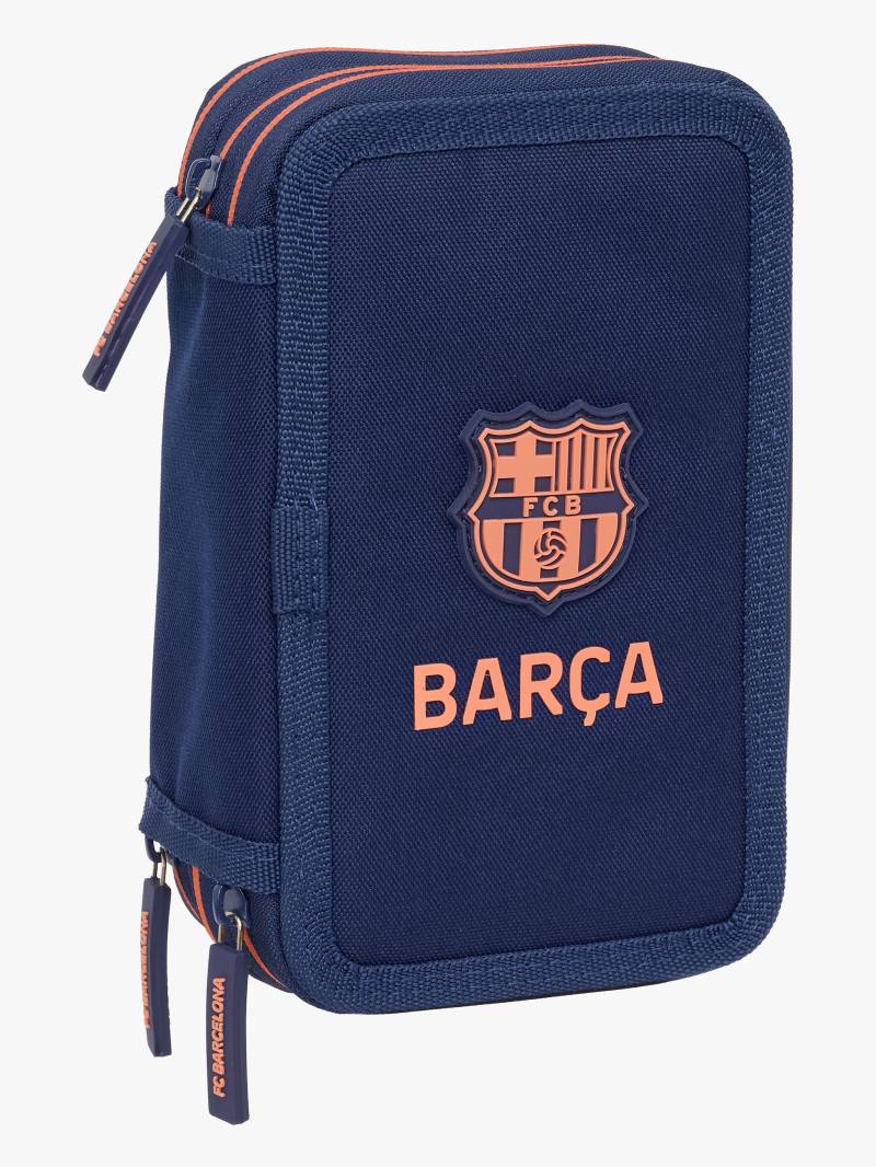 FC Barcelona Gefülltes Dreifach-Federmäppchen 37 Teile, 2ª Equipment von FC Barcelona