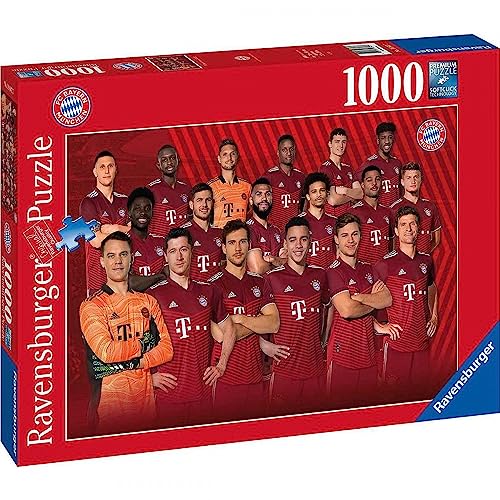 FC Bayern München Puzzle - Mannschaft 2021/22-1000 Teile Legespiel FCB von FC Bayern München