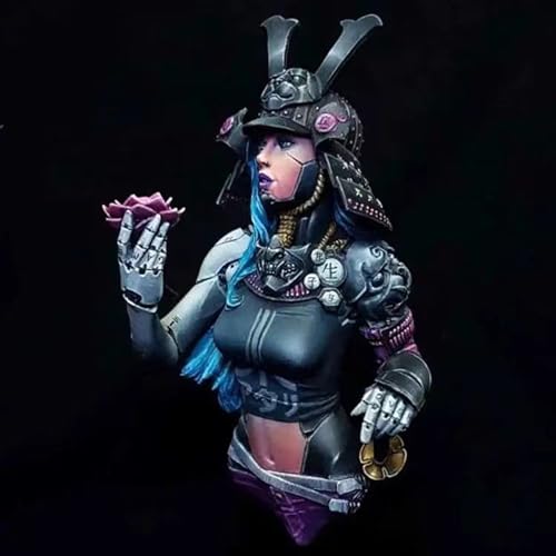 1/10 Ancient Japanese Samurai Resin Bust Model Kit Unbemalt und unmontiert Miniatur-Harz-Büste //jA3u-5 von FCBEL