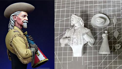1/12 -Ancient European Military Commander Resin Bust Model Kit Unbemalt und unmontiert Miniatur Büste aus Harz // jA0u-2 von FCBEL