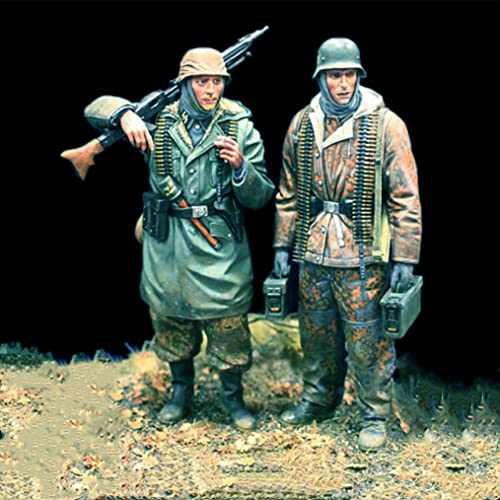 1/16 120mm WWII Deutscher Soldat Resin Soldier Model Miniatur Kit Unmontierte und unbemalte Resinteile //Ti8-59 (ohne Sockel) von FCBEL